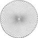 Zeller placemats - 6 stuks - rond - mandala - zilver - 38 cm