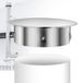 Acier inoxydable Couvercle de raccordement pour conduit de fumée de 200 mm