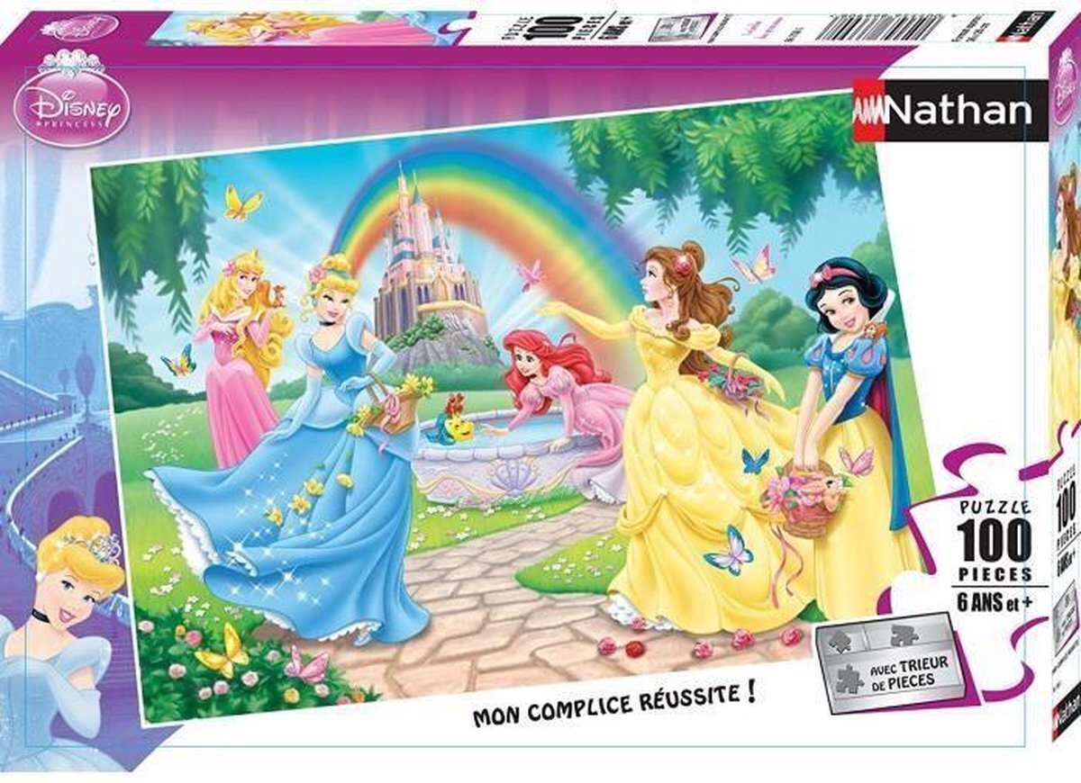 Nathan DISNEY PRINSES Puzzel The Garden Of The Princesses 100 stks