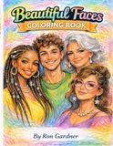 Beautiful Faces Easy Coloring Book