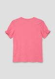 s.Oliver T-shirt à lettres imprimées, femme, rose, taille L