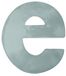 Alpertec 35150340K1 kleine letter roestvrij staal gesatineerd hoogte: 120 mm incl. schroeven en pluggen