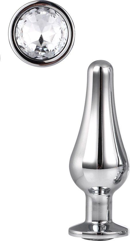 Dream Toys - Gleaming Love Silver Pleasure Plug - S