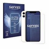 Savvies Screenprotector voor Apple iPhone 11 (Voor+Camera) - Folie Beschermfolie transparant 6 Stuks