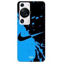 Huawei P60 Pro Maniacase Nike Logo Noir et Bleu