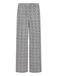 ICHI Pantalon 'Kate' bleu foncé / blanc