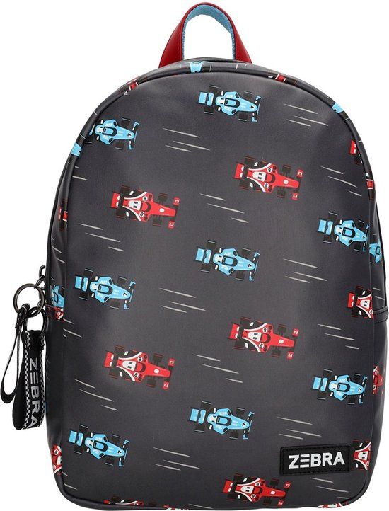 Zebra Trends Kinderrugzak - Raceauto zwart - 9L
