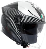AGV K5 Jet Evo Control Jethelm - Maat S - Zwart