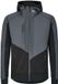 Ziener Jas Nalik Heren Zwart Polyester Winddicht Met Capuchon Lange Mouw Ritszakken Herfst/Winter 2022 Maat 50