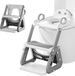 Unyqoos® Siège de toilette pour enfants avec échelle et hauteur réglable pour tout-petits