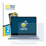BROTECT - Screenprotector voor Microsoft Surface Laptop Go - Folie Beschermfolie matte 2 Stuks