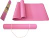 Petasos Yoga Mat - TPE - Eco Friendly - Non Slip - 6mm - Pink