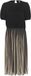 CULTURE Damesjurk Carly Kort Zwart Polyester Ronde Hals Korte Mouw L