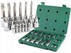 Merkloos 18-delige Torx Bit Dop Set 1/4" & 1/2"