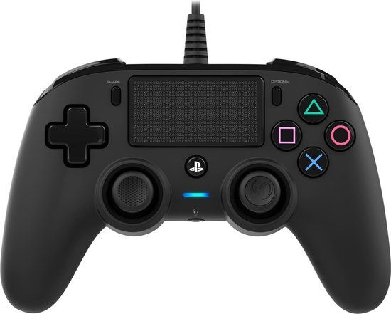 Nacon Compact Wired Controller for PS4 - Black