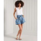 Superdry Desert Paperbag Korte Jeans Blauw 2XS