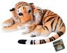 Peluche tigre grand chat - 60 cm - Avec bébé tigre