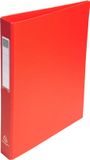 Exacompta 10x Ringband in PP met harde omslag - 4 ringen van 25mm - A4 - Rood