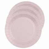 Santex Feest Gebak/Taart Bordjes - Lichtroze - 30 stuks - Karton - 17 cm