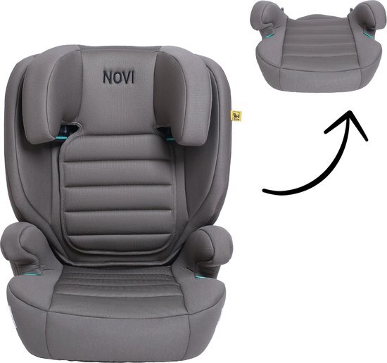 Novi Baby&#174; James Premium Autostoel - i-Size - Gordel - donkergrijs