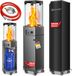 Kesser Terrasstraler / Mobiele Gaskachel / gasverwarming incl. beschermhoes buitenverwarmer mobiele paddenstoelverwarmer vlamverwarming met grondwielen - Donkergrijs