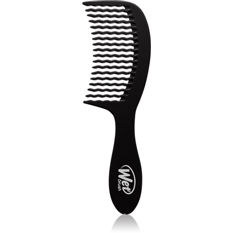 WetBrush Detangling Easy Glide Comb, Wave Tooth Design, Black