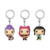 Funko Pop! Keychains: Netflix - KPop Demon Hunters - Rumi, Mira & Zoey 3 Pack