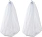 Home Deco Factory Waszak - 2x - 60 x 80 cm - Wit - Polyester