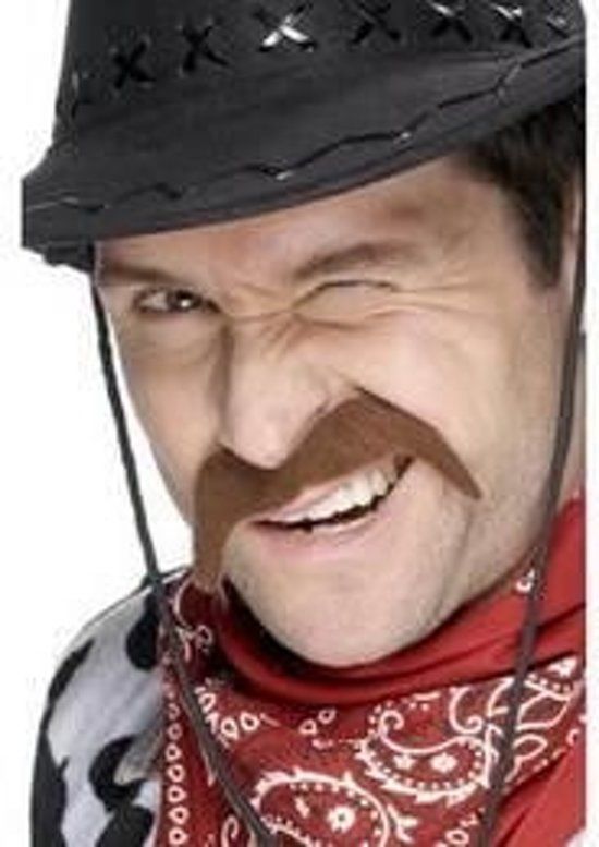 Smiffys Cowboy Tash - Multi - Synthetisch
