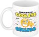 Bellatio Decorations cadeau mok voor collega - grappig - keramiek - 300 ml - coolste collega