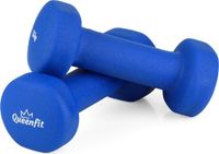 Queenfit® Halterset - 2x 1.5kg Halters - Blauw