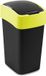 Curver Flip-Bin Afvalbak Zwart/Geel 25L