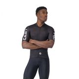 Castelli Entrata Apex Kurzarmtrikot Schwarz Weiß, Größe XS