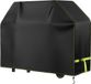 Housse de barbecue imperméable 420D Oxford, résistante aux UV, noire, 165x71x122 cm
