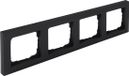 Q-Link S-Line cadre de recouvrement 4 fois - Noir
