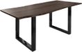 MASSIVMOEBEL24.DE Chaise de salle à manger FREEFORM gris bois massif démonté