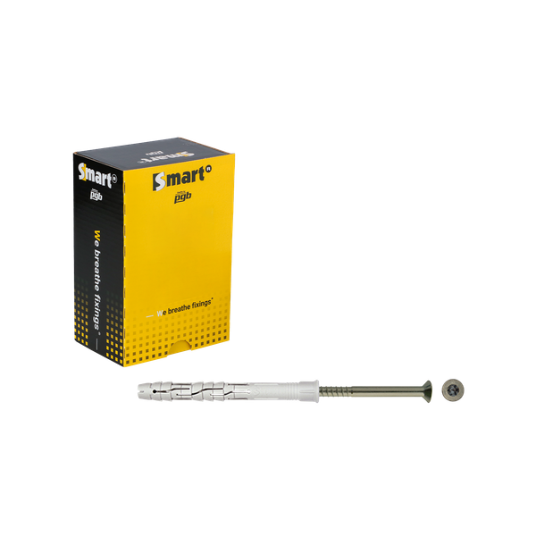 pgb-Europe Raamplug met schroef VZK-T Verzonken kop NA4 Ø10x180 | 25 st | SM0RPTN401001803