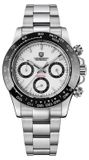 Chronograaf horloge voor mannen met stalen band