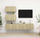 Maison Exclusive - Ensemble de meuble TV 4 pièces Chêne Sonoma Bois d'ingénierie