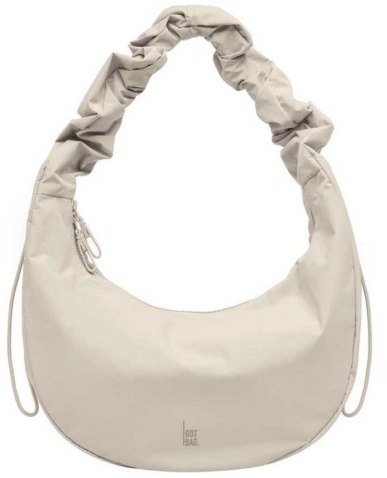GOT BAG Moon Bag Ruffle soft shell White
