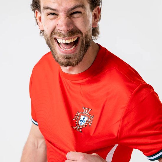 FPF Portugal Voetbalshirt Heren Rood