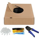 Allteq ALTQ-OUT-UUTP-CAT-305 Netwerkkabel Zwart 305 m Cat6 U/UTP