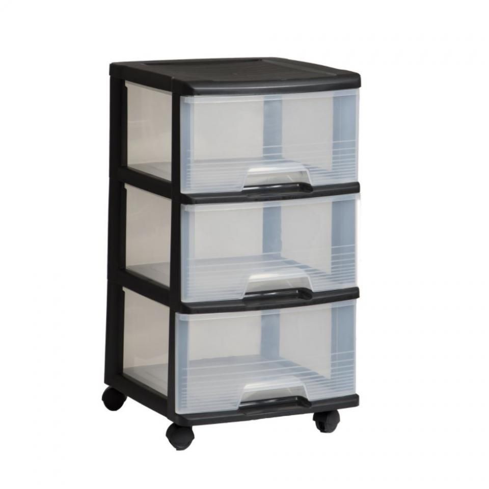 Curver Essentials Ladesysteem - 3x20 liter - Zwart