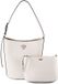 GUESS schoudertas Meridian II Bucket Bag Ivory crème