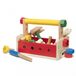 Micki Boîte à outils de construction en bois Jouets 25 pièces