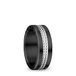 BERING Damen Ring in schwarz gebürstet - Arctic Symphony Collection mit Edelstahl - Colorado X