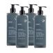 ANYAH Lotionsset van 4, 480 ml, intensieve hydraterende verzorging voor de droge huid, met biologische zonnebloemolie, Nordic Ecolabel gecertificeerd, duurzame verpakking