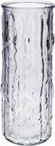 Bellatio Design Bloemenvaas - lavendel - transparant glas - 10 x 25 cm