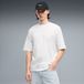 PUMA T-shirt coupe carrée à motif doré Homme, Accessoires, Blanc, XS