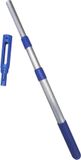 Merkloos / Sans marque Wan GmbH 5-delige telescopische zwembadpalen - Antislip zwembadreinigingsstang - Verstelbaar en uittrekbaar voor skimmers en zwembadaccessoires